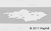 Gray Panoramic Map of Gulbenes, single color outside