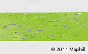 Physical Panoramic Map of Gulbenes