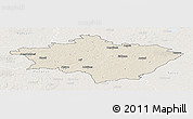 Shaded Relief Panoramic Map of Gulbenes, lighten