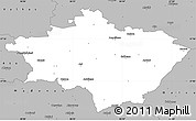 Gray Simple Map of Gulbenes
