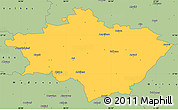 Savanna Style Simple Map of Gulbenes