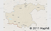 Shaded Relief Map of Jekabpils Rajons, lighten