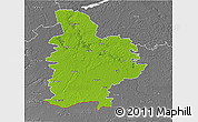 Physical 3D Map of Jelgavas, desaturated