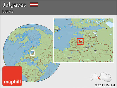 Savanna Style Location Map of Jelgavas, within the entire country