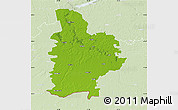 Physical Map of Jelgavas, lighten