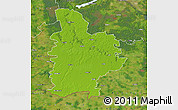 Physical Map of Jelgavas, satellite outside