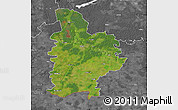 Satellite Map of Jelgavas, desaturated