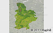 Satellite Map of Jelgavas, lighten, semi-desaturated