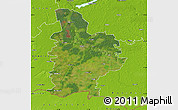 Satellite Map of Jelgavas, physical outside