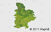Satellite Map of Jelgavas, single color outside