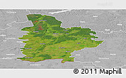 Satellite Panoramic Map of Jelgavas, lighten, desaturated
