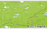 Physical 3D Map of Kraslavas
