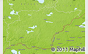 Physical Map of Kraslavas