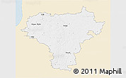 Classic Style 3D Map of Kuldigas, single color outside