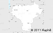 Silver Style Simple Map of Kuldigas