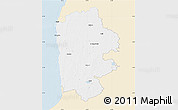 Classic Style Map of Limbazu, single color outside
