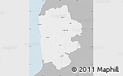 Gray Map of Limbazu, single color outside