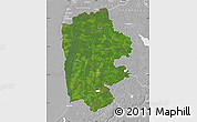 Satellite Map of Limbazu, lighten, desaturated