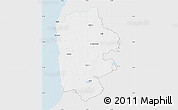 Silver Style Map of Limbazu, single color outside