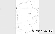 Blank Simple Map of Limbazu, cropped outside