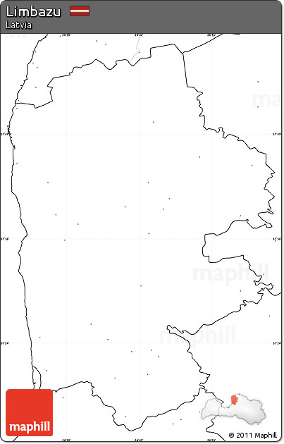 Blank Simple Map of Limbazu, no labels