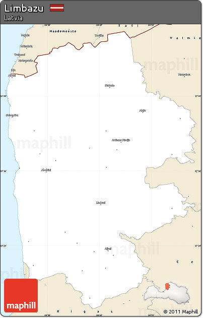 Classic Style Simple Map of Limbazu