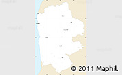 Classic Style Simple Map of Limbazu, single color outside