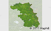 Satellite 3D Map of Ludzas, lighten