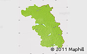 Physical Map of Ludzas, cropped outside