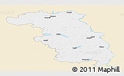 Classic Style Panoramic Map of Ludzas, single color outside