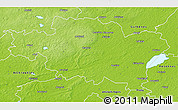 Physical 3D Map of Madonas