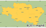 Savanna Style Simple Map of Madonas, single color outside