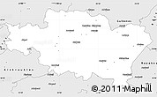 Silver Style Simple Map of Madonas