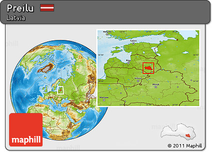 Physical Location Map of Preilu