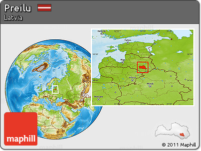 Physical Location Map of Preilu