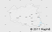 Silver Style Map of Preilu, single color outside
