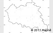 Blank Simple Map of Preilu, cropped outside, no labels