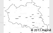 Blank Simple Map of Preilu, cropped outside