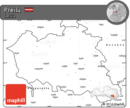 Blank Simple Map of Preilu