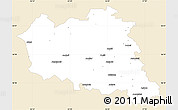 Classic Style Simple Map of Preilu, single color outside