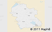 Classic Style 3D Map of Rezeknes, single color outside