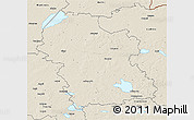 Shaded Relief 3D Map of Rezeknes