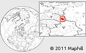 Blank Location Map of Rezeknes