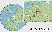 Savanna Style Location Map of Rezeknes