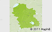 Physical Map of Rezeknes, lighten
