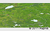 Satellite Panoramic Map of Rezeknes