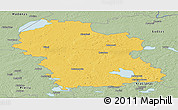 Savanna Style Panoramic Map of Rezeknes