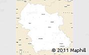 Classic Style Simple Map of Rezeknes