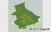 Satellite 3D Map of Talsu, lighten