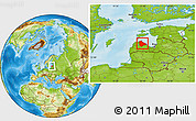 Physical Location Map of Talsu